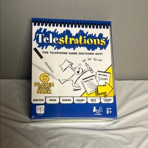 OP Telestrations 6-Player Family Pack - Blue & Yellow